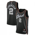 Maillot de Basket #2 Cunningham Detroit Pistons 23-24 city Imprimé